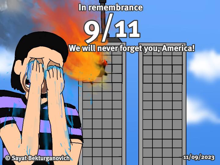 (Update) We will never forget 9/11! by Sayat-Bekturganovich on DeviantArt