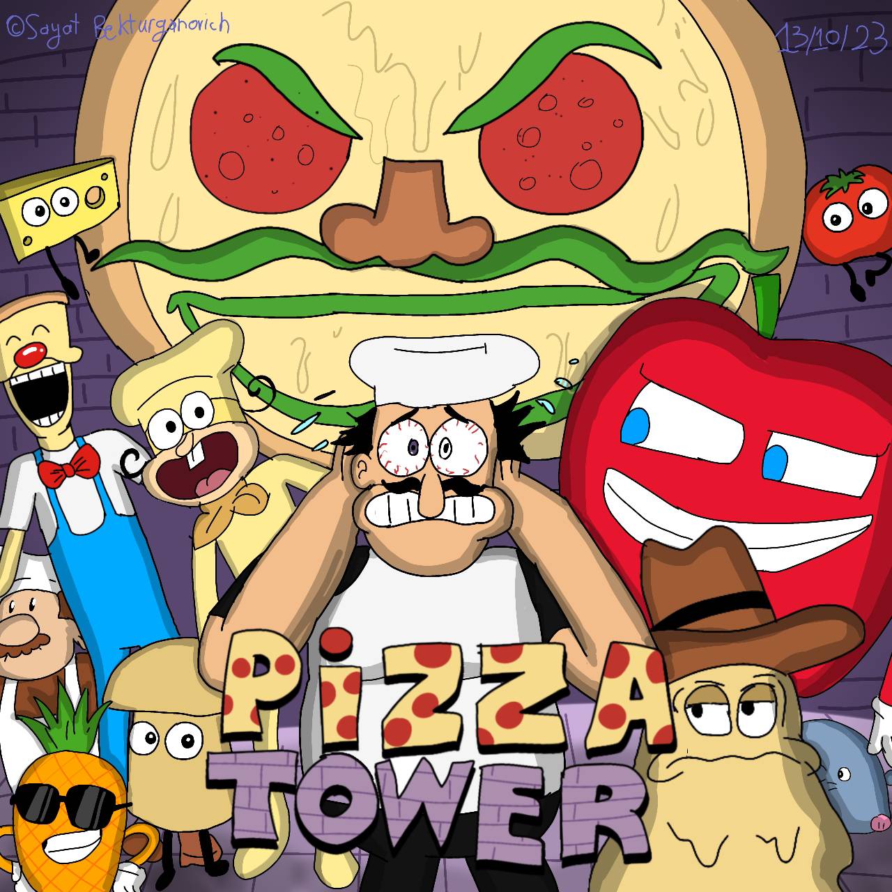 Pizza Face Pizza Tower Fanart At Karen Pinkston Blog pizza-face-pizza-tower-fanart-at-karen-pinkston-blog