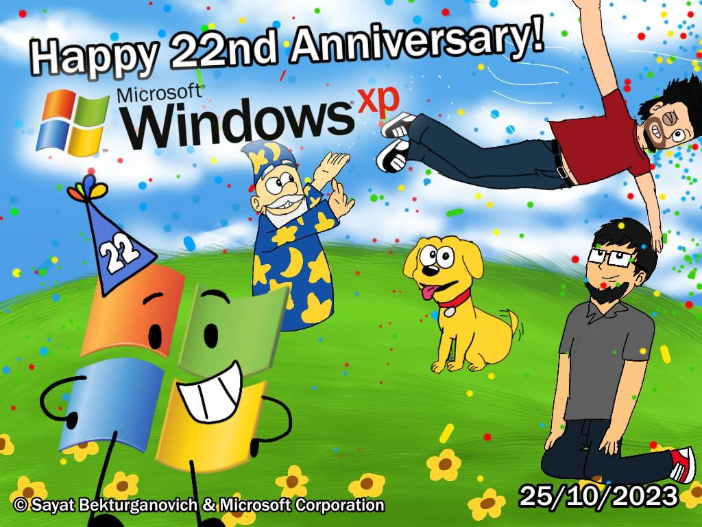 Happy 22nd anniversary to Windows XP!!! by Sayat-Bekturganovich on ...
