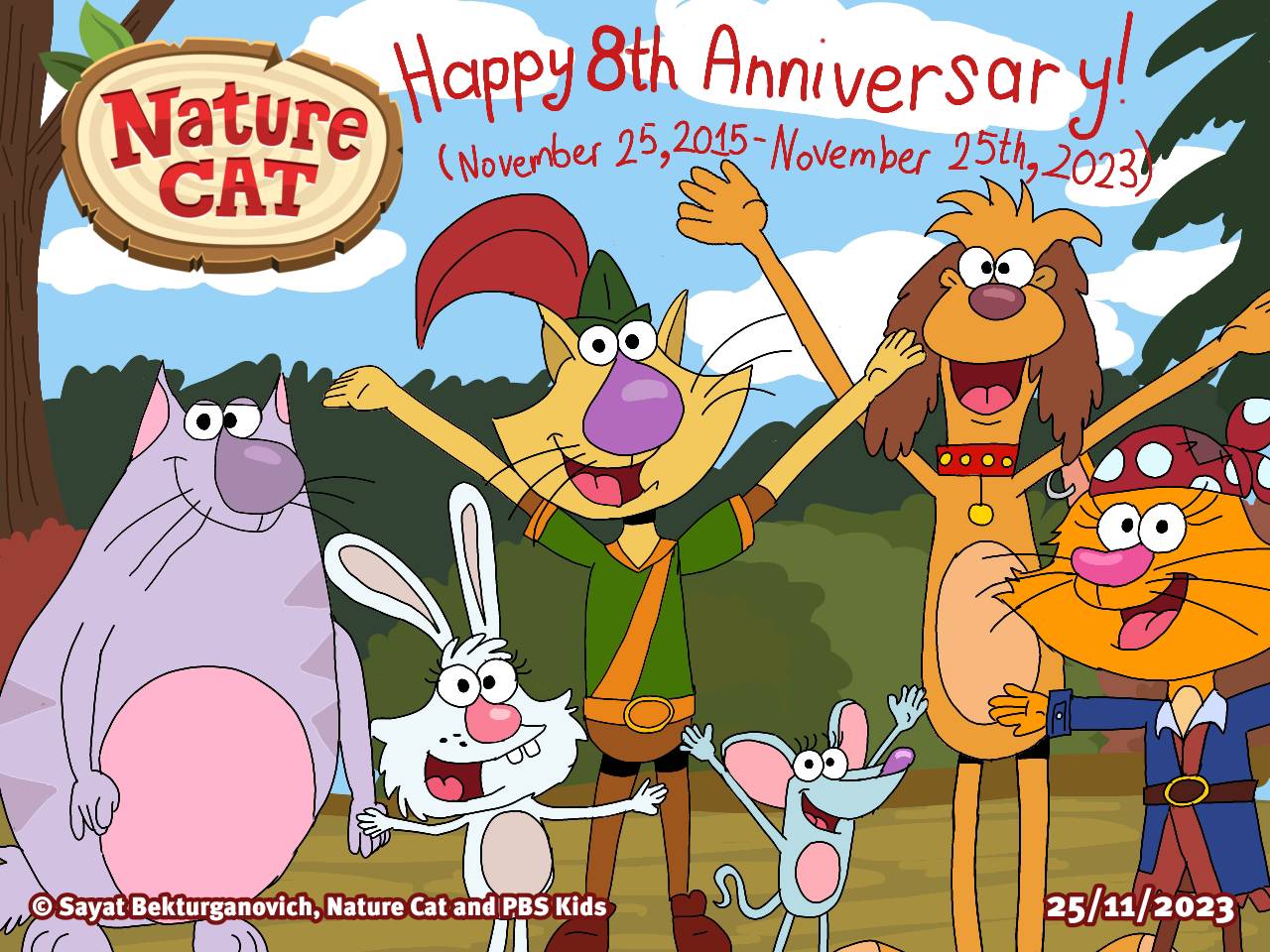 Chowder Nature Cat Nature Cat's 8th Anniversary Edition by Sayat-Bekturganovich on DeviantArt