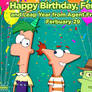 Happy Birthday, Ferb and Leap Year from Agent Frog