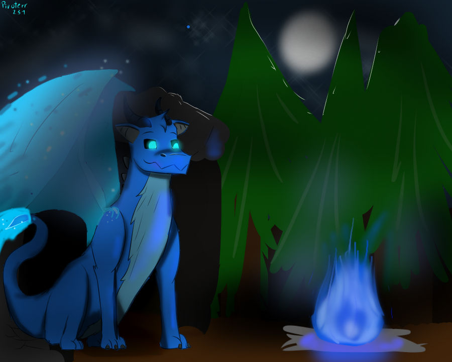 Blue Fire Rex Blue Fire - Speedpaint by pivoterr231 on DeviantArt