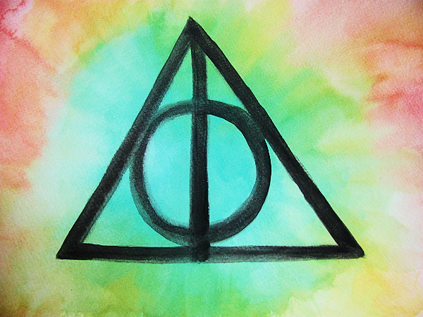 Deathly Hallows Water Color