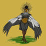 African Crowned Crane Harpy