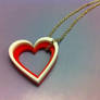 Valentines Day Heart Necklace