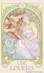 The Lovers tarot card