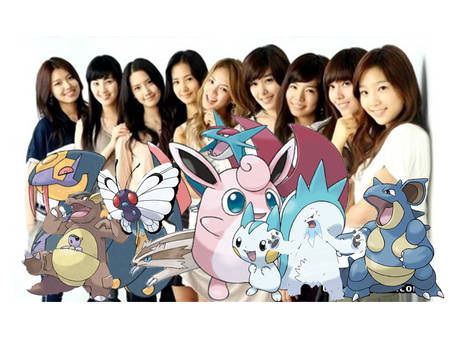 SNSD Pokemon Team