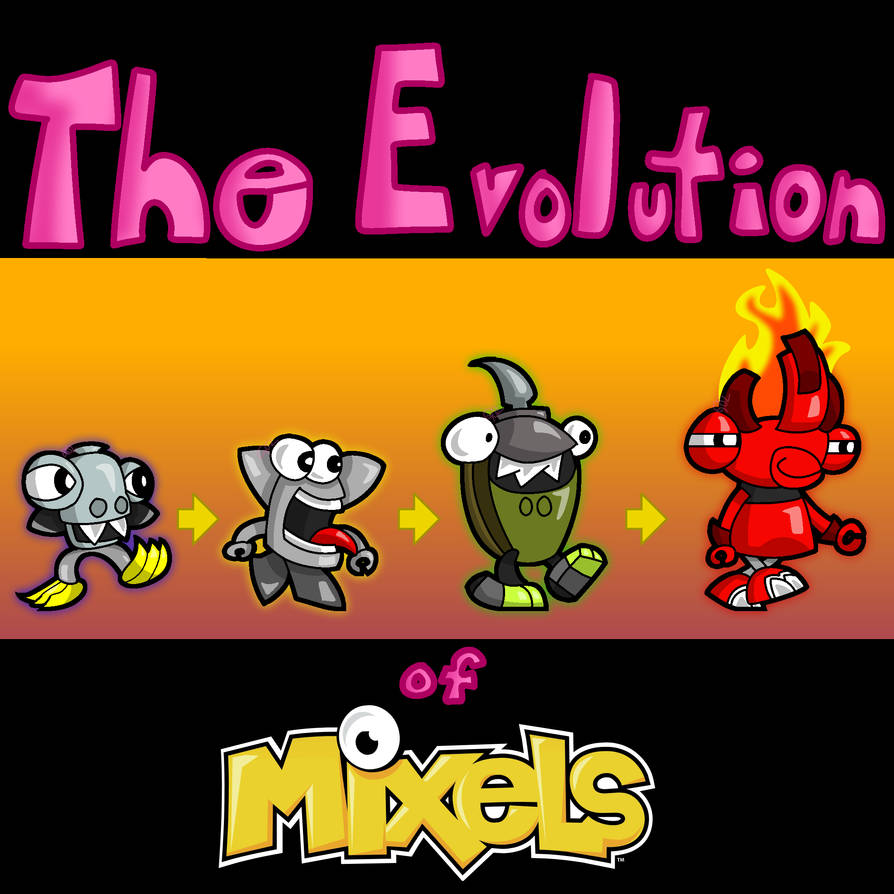 The Evolution of Mixels by GrahamTheMixelMaker on DeviantArt