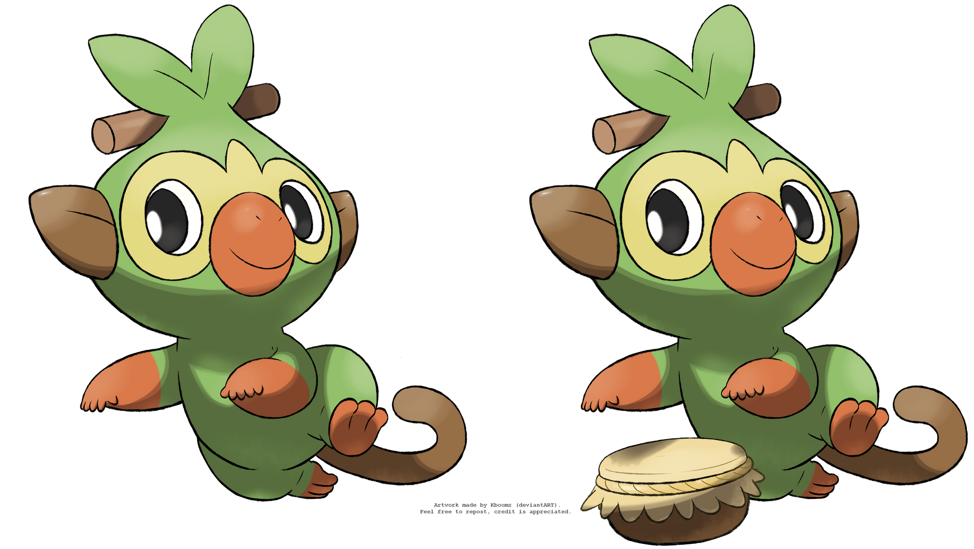 Grookey by Kboomz on DeviantArt