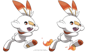 Scorbunny - The Rabbit Pokemon by Kboomz on DeviantArt