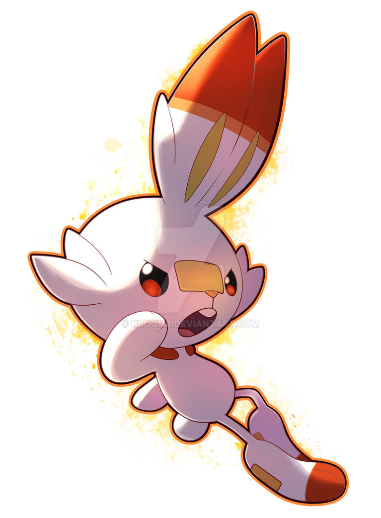 Scorbunny by Kboomz on DeviantArt