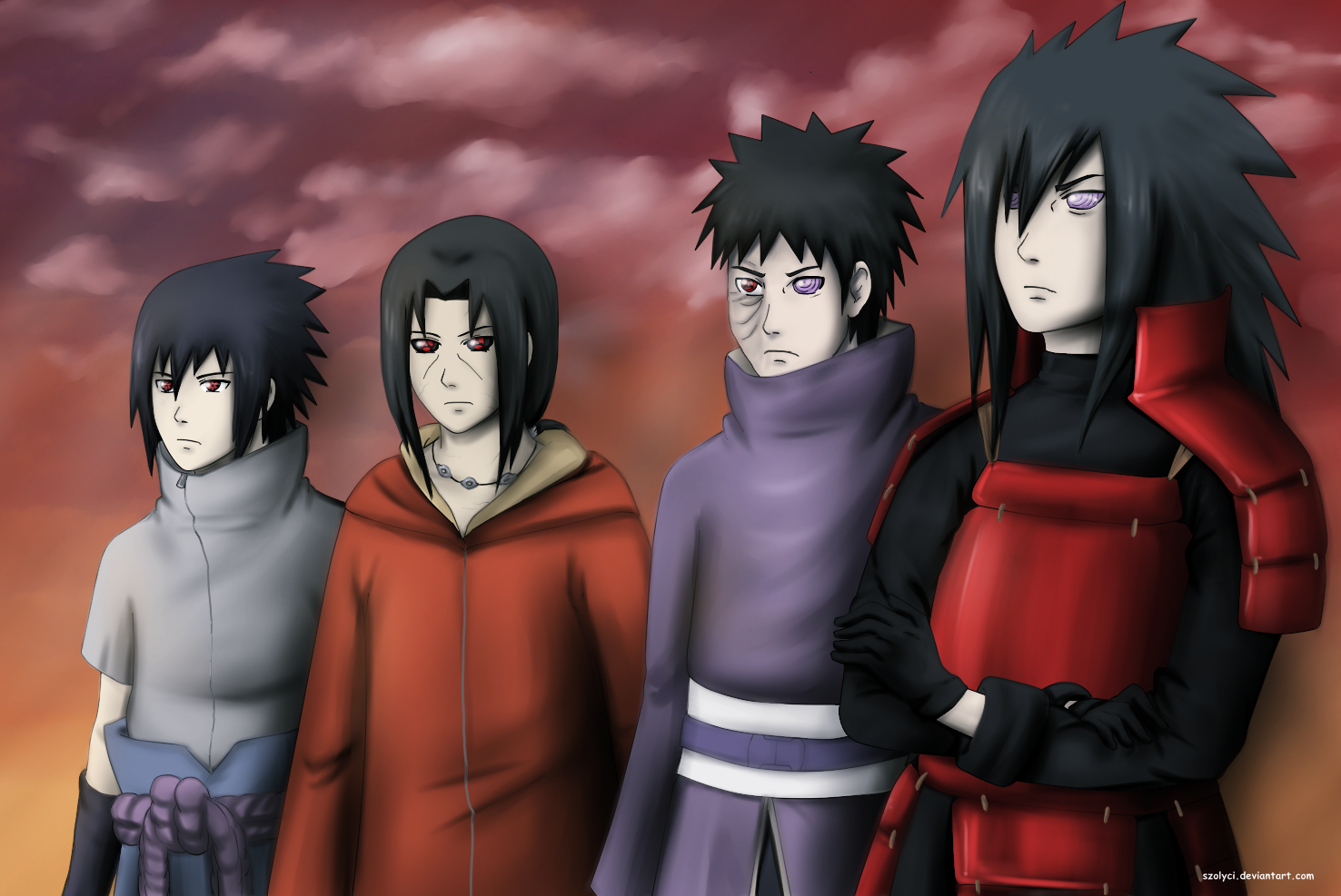 Uchihas 004 The Uchihas by Komiya-chan on DeviantArt