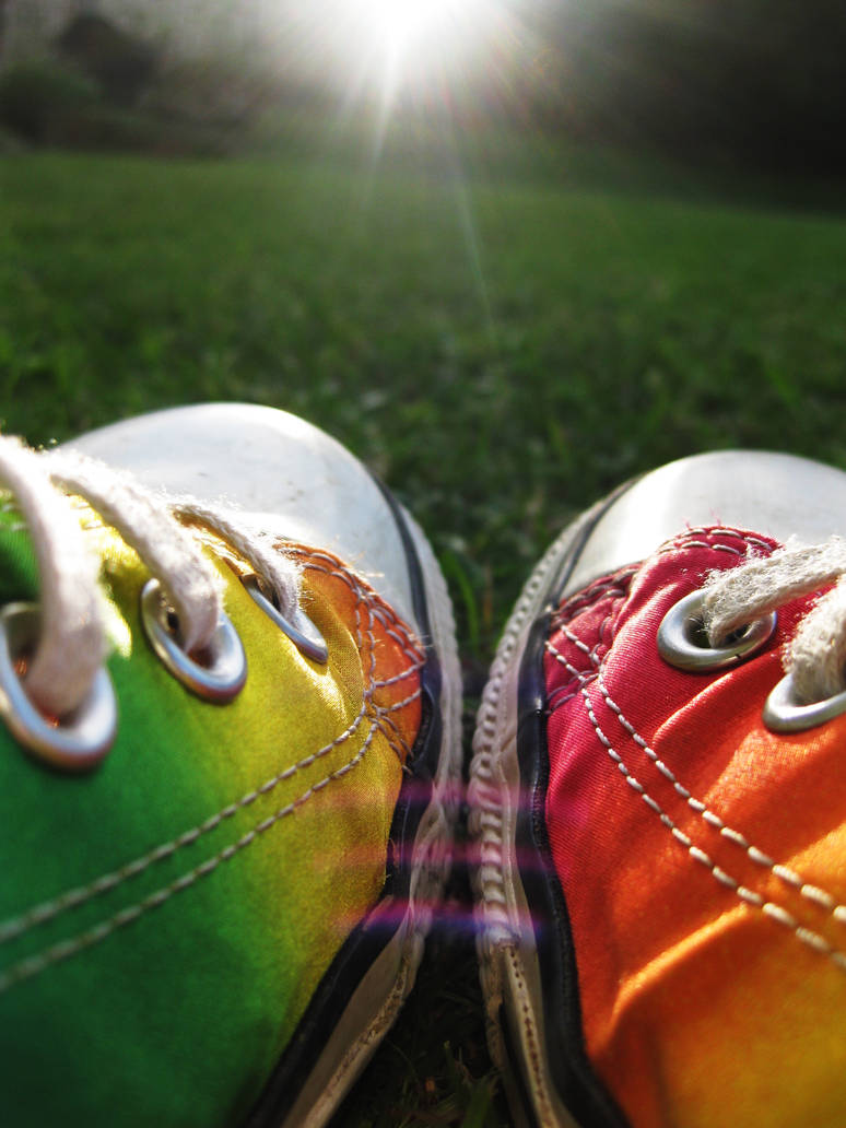 Shell Toes Rainbow Rainbow Toes 3 by plug-in-music-baby on DeviantArt