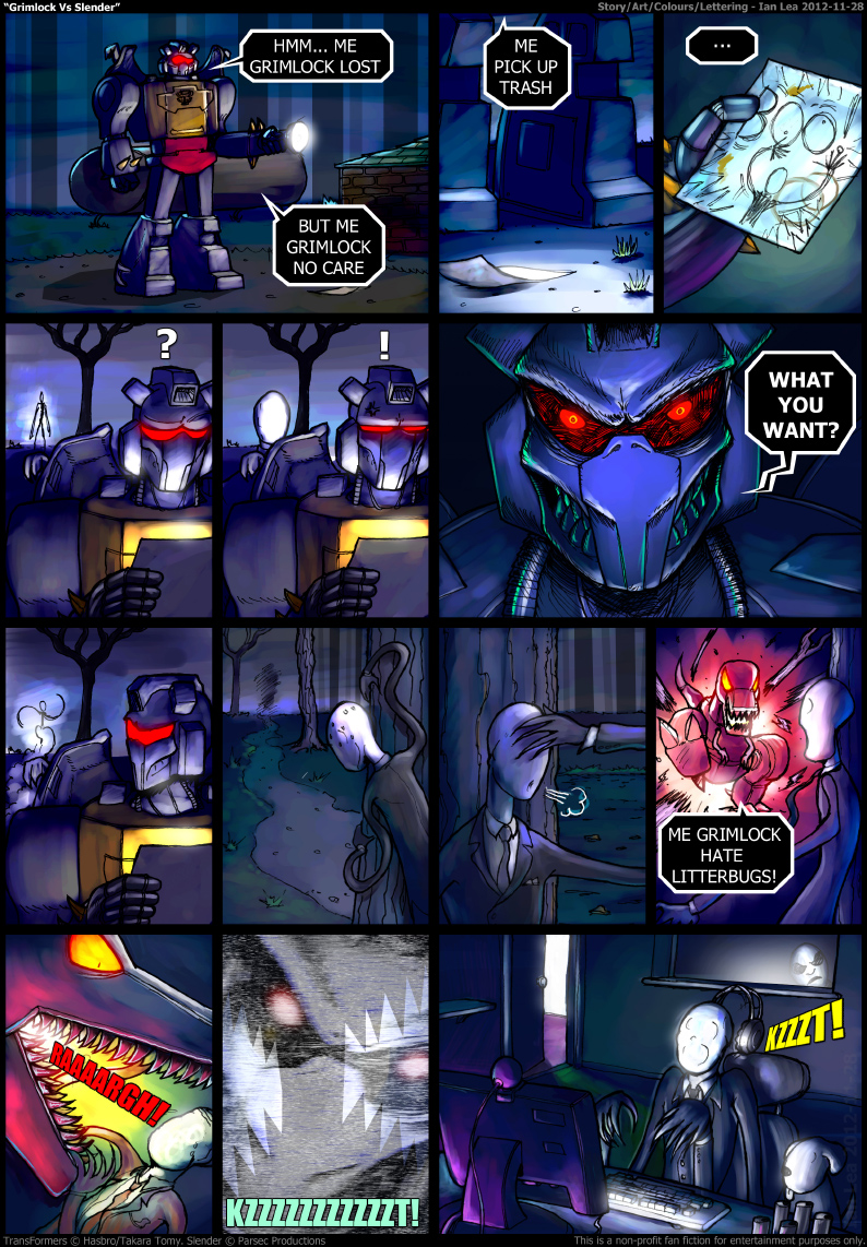 Grimlock Vs Slender