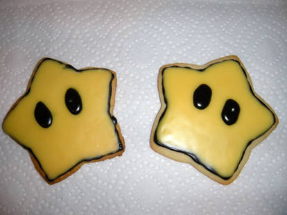 Super Mario Sugar Cookies