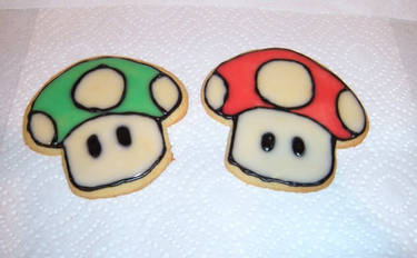 Super Mario Sugar Cookies