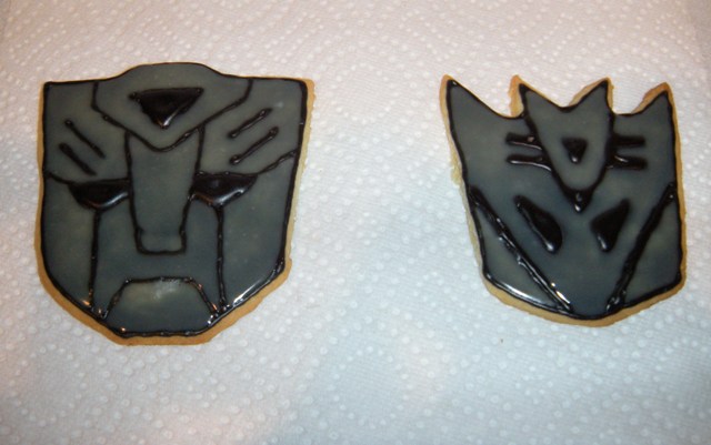 Transformers Sugar Cookies