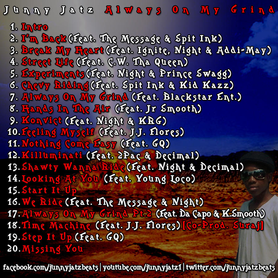 Junny Jatz Mixtape Back Cover