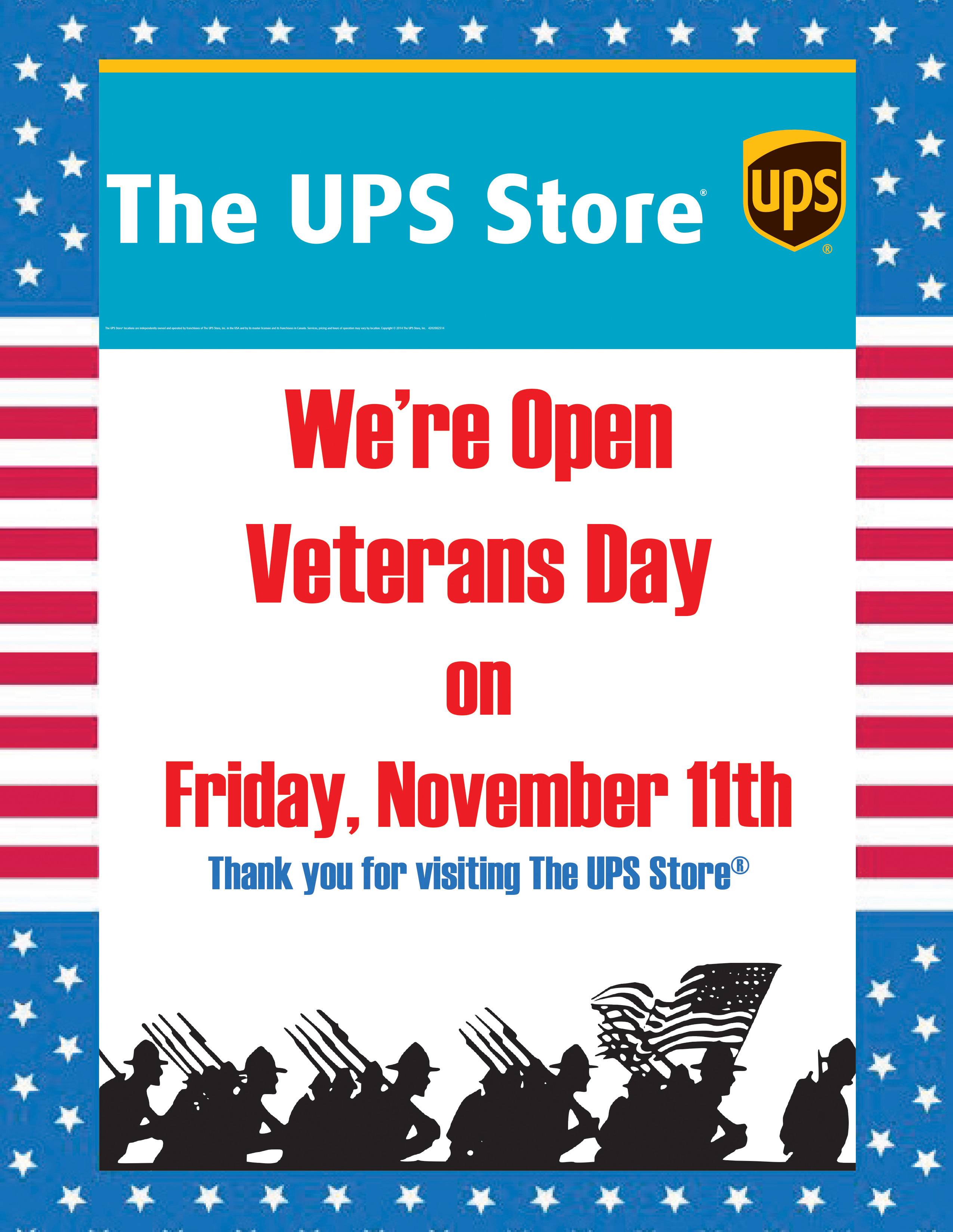 UPS Store Veterans Day Sign by darthpaul99 on DeviantArt
