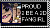 2D Fangirl Stamp by dn4ever