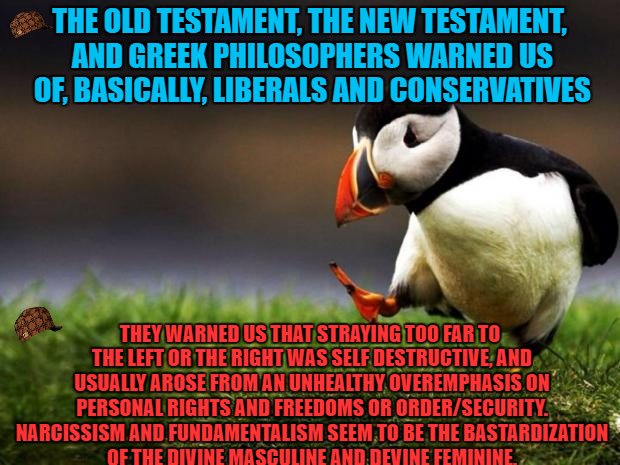 Puffin liberals and conservatives