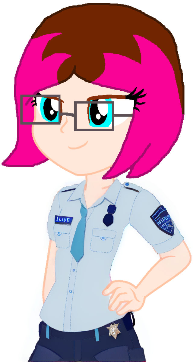 Artsy as a police officer by CoWoee on DeviantArt