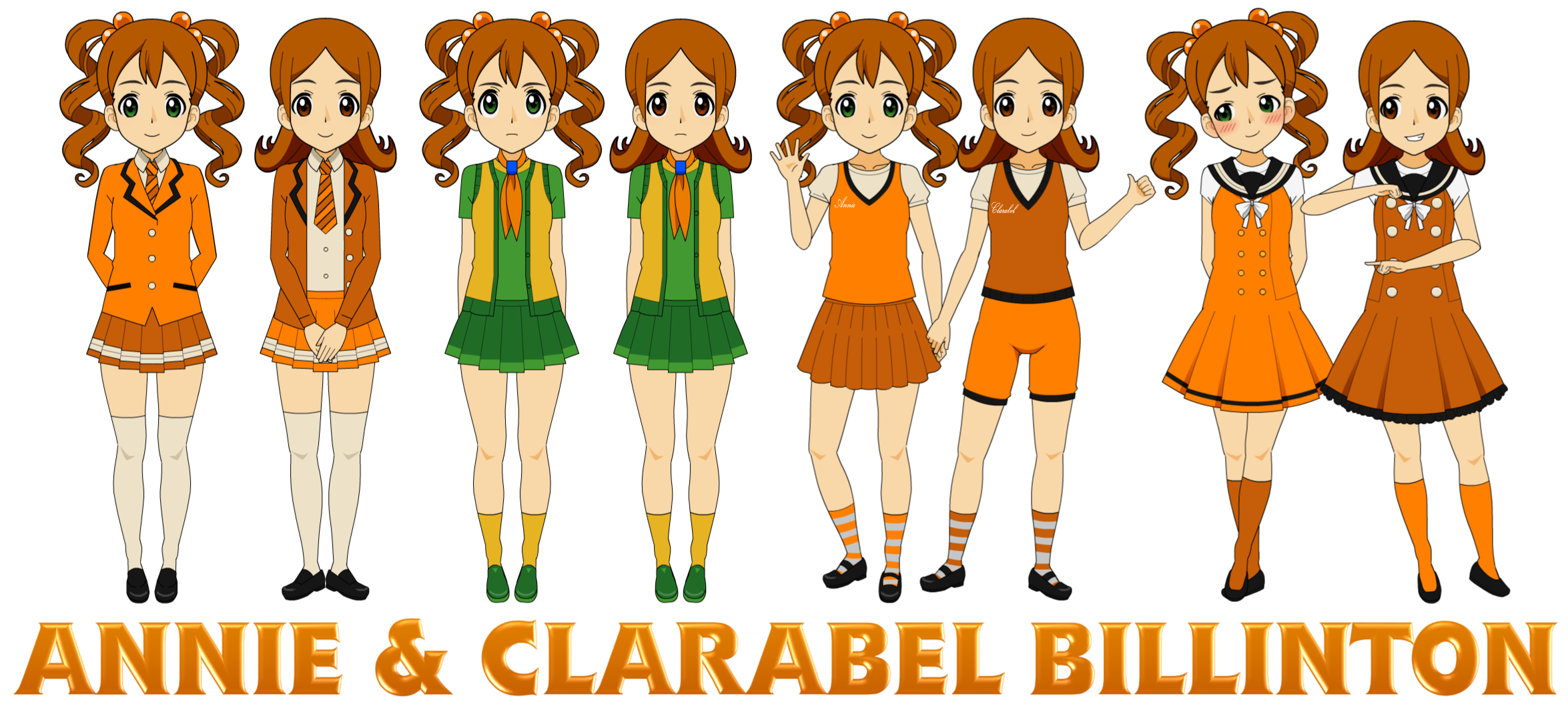 Human TTTE Profile Annie and Clarabel by DaveMan1000 on DeviantArt