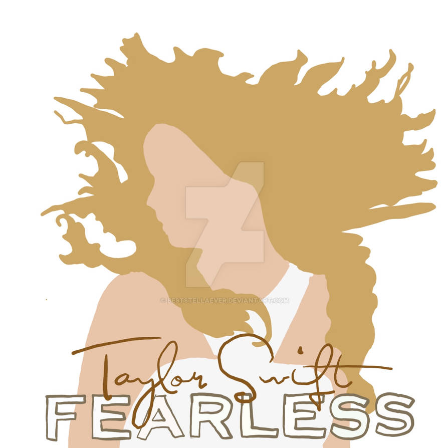 Fearless Minimalist Art - Taylor Swift Fearless - Sticker