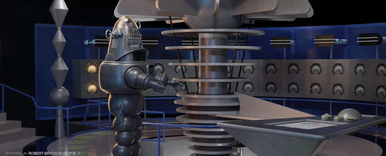 Forbidden Planet, Krell Lab, Robby the robot by dysonbry on DeviantArt