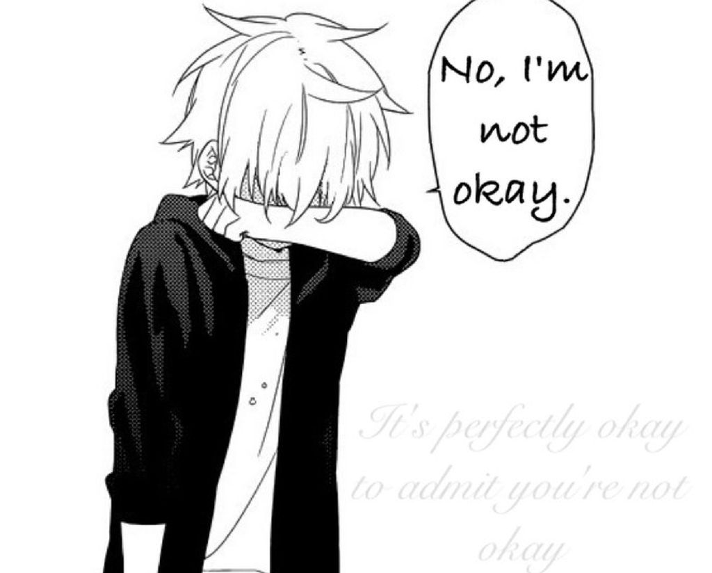 Depressed anime boy- by GothAngleWolf on DeviantArt