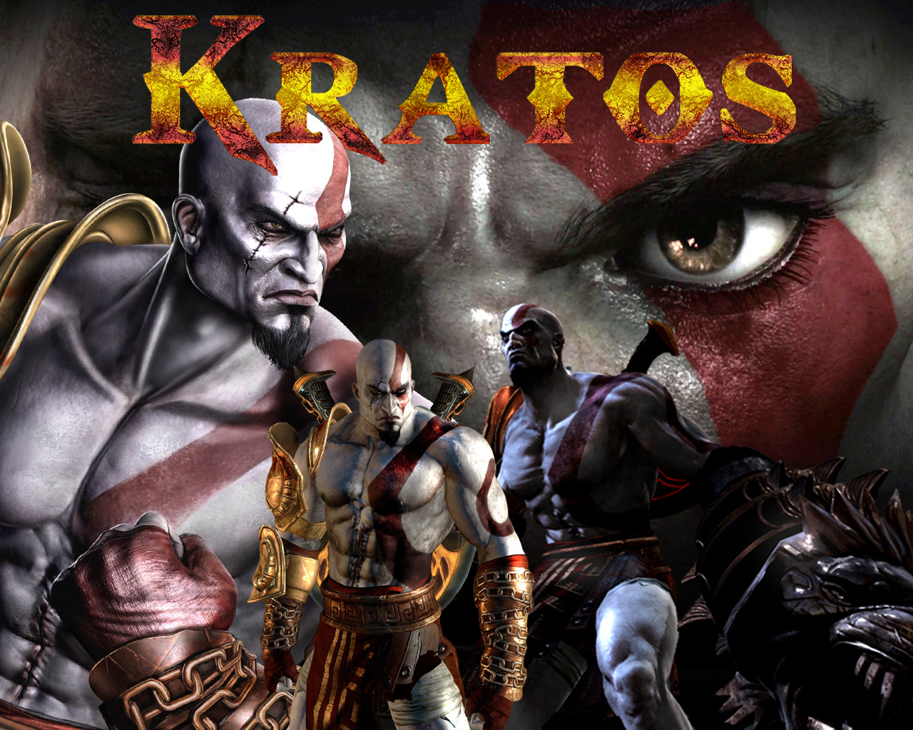 God of war 3 Kratos Wallpaper