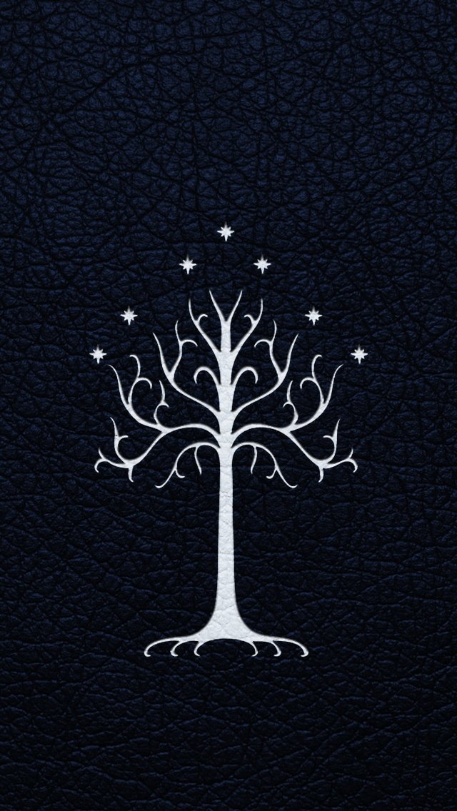 The White Tree of Gondor - iPhone 5 Wallpaper