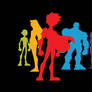 Teen Titans Silhouettes - Black