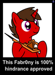 Fabr0ny is hidrance approved