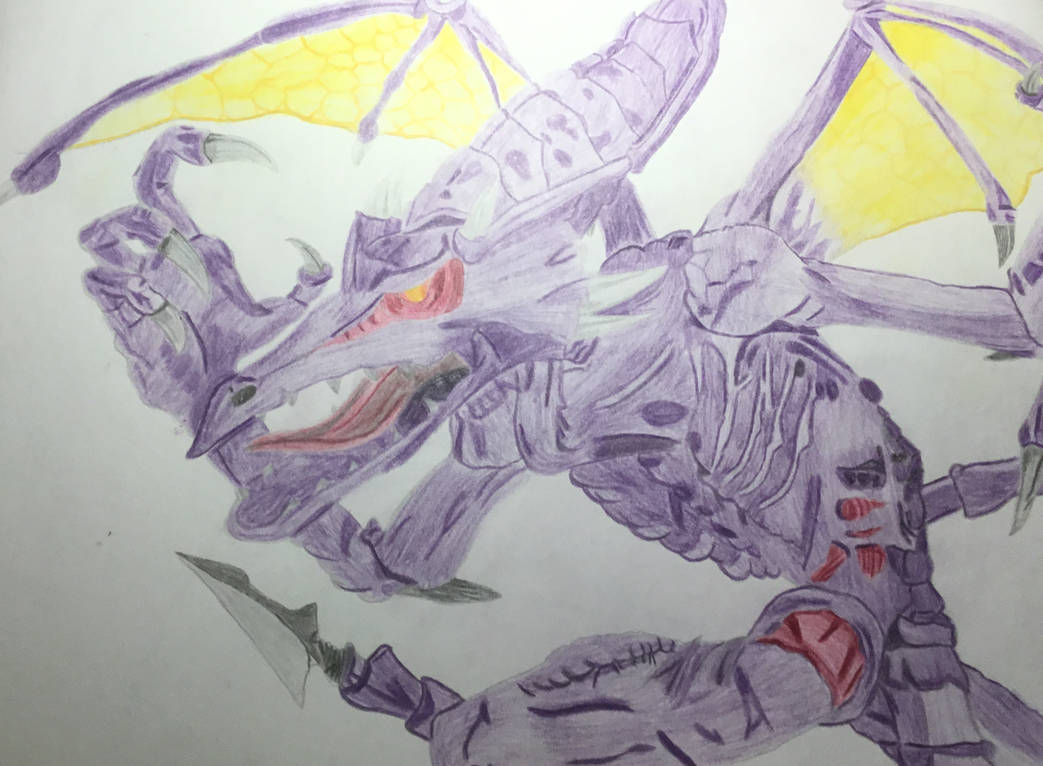 Baby Ridley Draw Ridley Drawing by Mar1o640 on DeviantArt