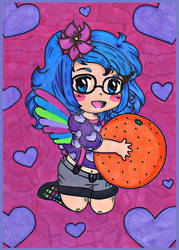 + Chibi With Orange +