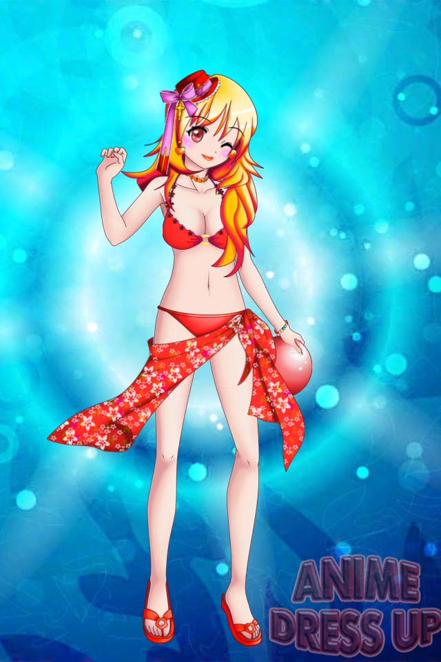 Anime beach deals girl dress up