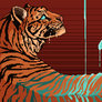 Animated Painted Tiger