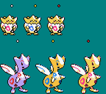 Reshiny: Togepi line (gen 2 forced evo) by ShinyDexProject on DeviantArt