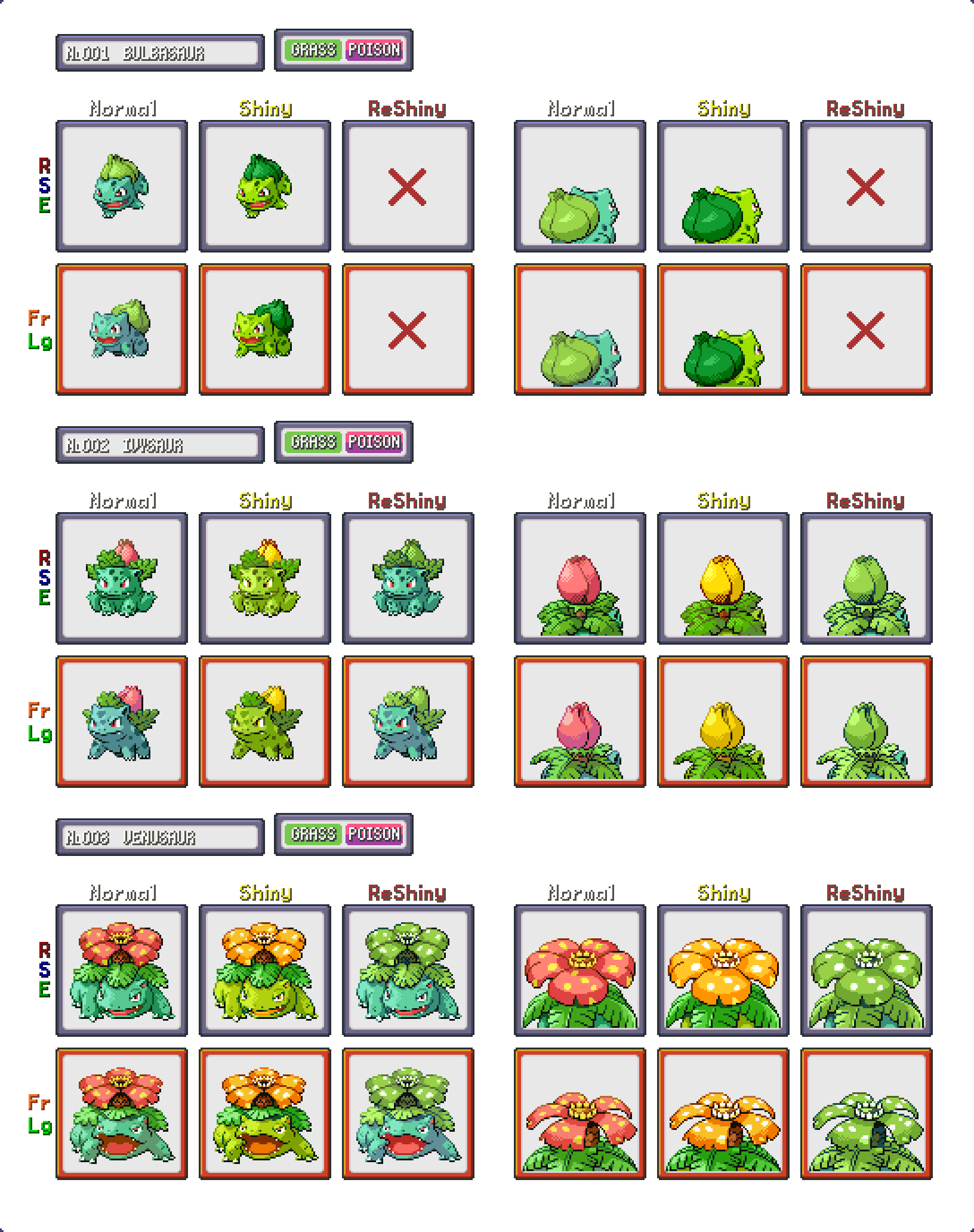 Shiny Bulbasaur Color Differences and How to Get