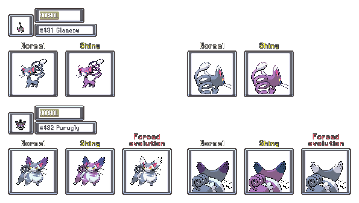 Forced Evolution Glameow Line gen 4 By ShinyDexProject On DeviantArt forced-evolution-glameow-line-gen-4-by-shinydexproject-on-deviantart