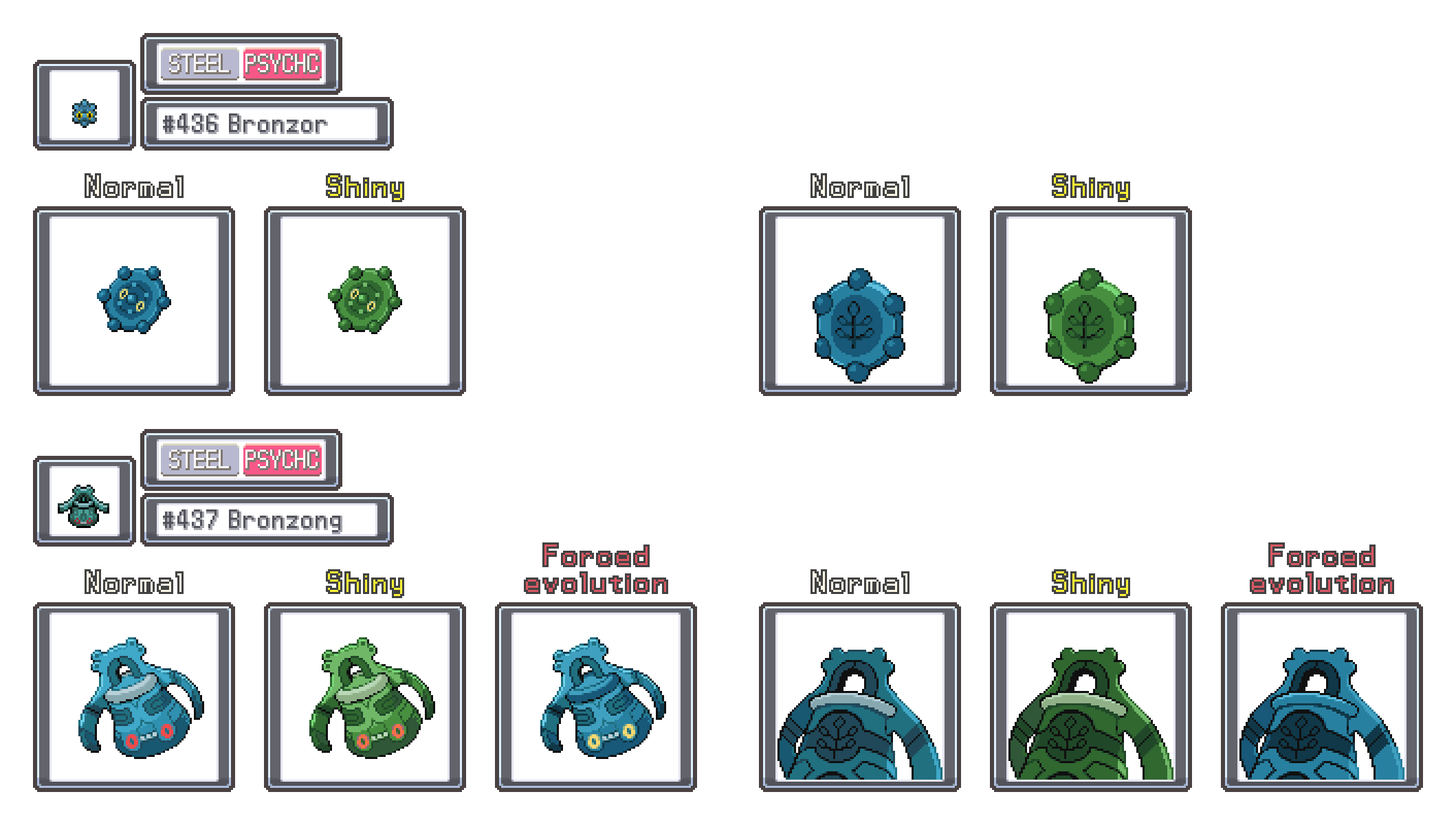 Bronzong Evolution