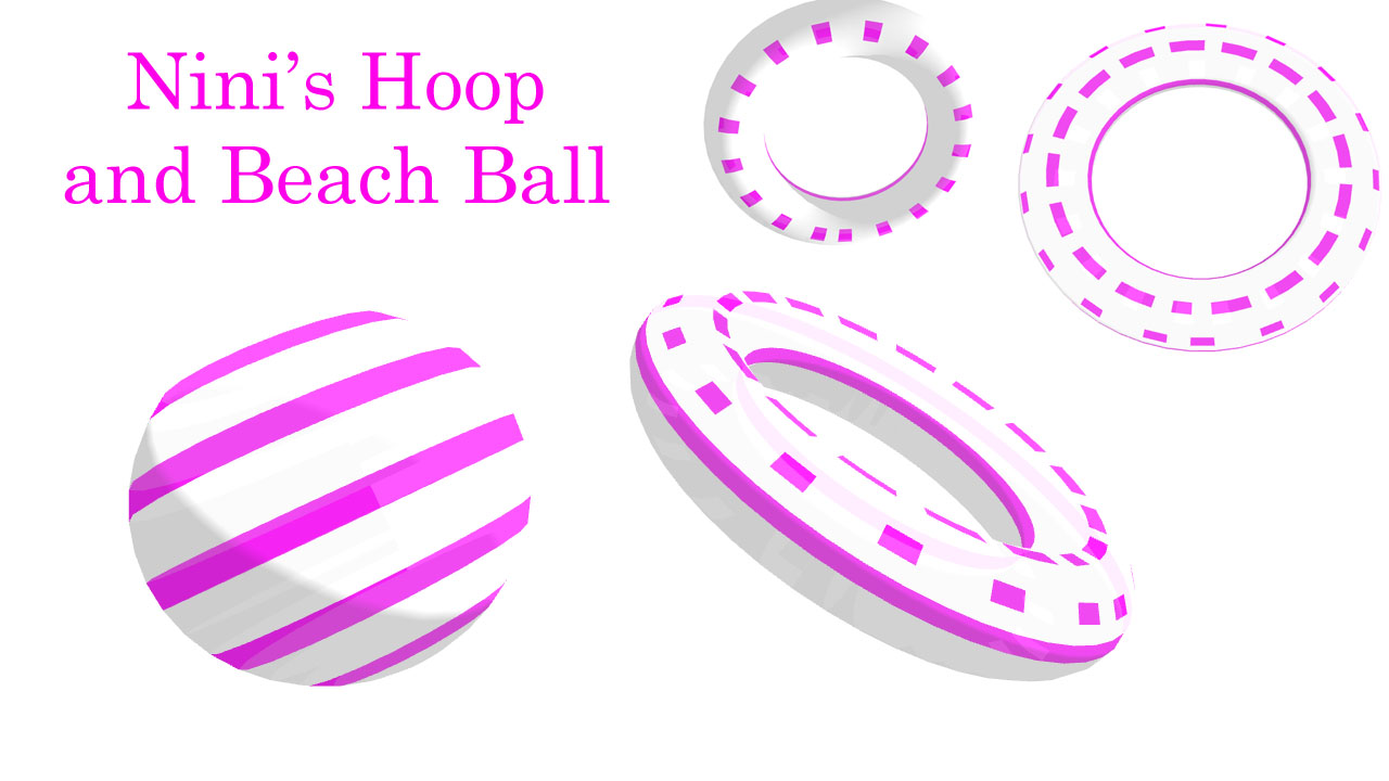 Cyber Sweet Cutie Nini's Beach ball and Hoop DL by Shaun578