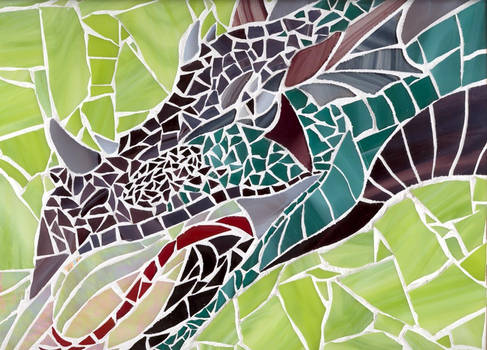 Glass Dragon Mosaic