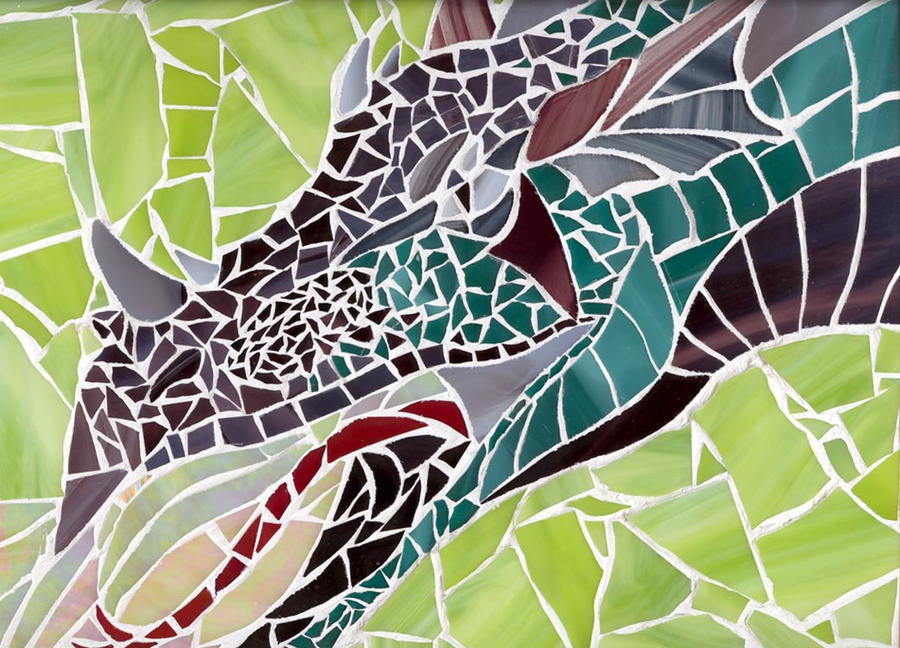 Glass Dragon Mosaic