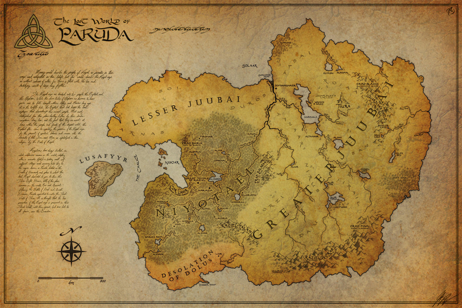 The Lost World Paruda - Map