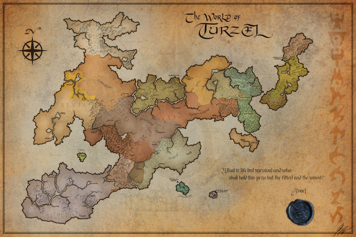 Commission: Map of Turzel
