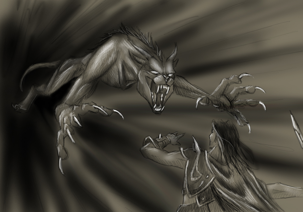 Sketch Commish - Irago's Wrath