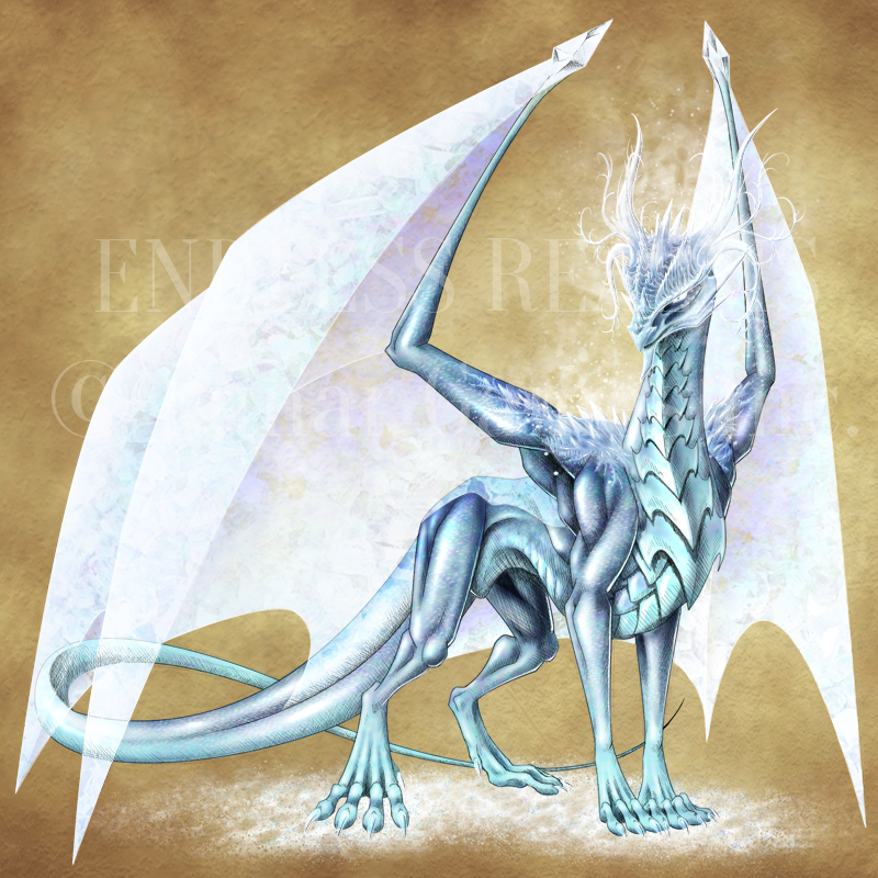 Endless Realms bestiary - Frost Dragon Scion