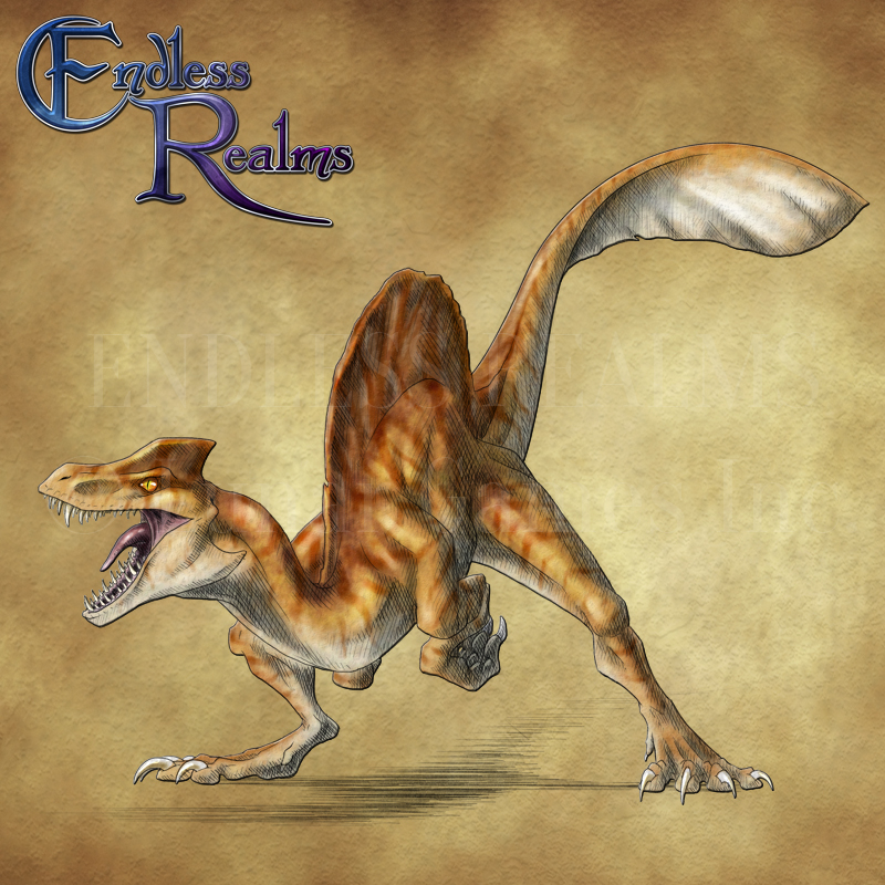 Endless Realms bestiary - Sand Raptor